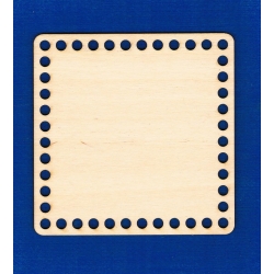 Rozetka z otworami 15x15cm, np. na dno torebki , koszyka itp.Baza do koszyka 15cm, baza szydełko makrama